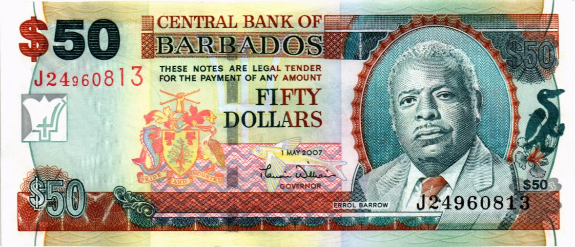 БАРБАДОС 50 ДОЛЛАРОВ