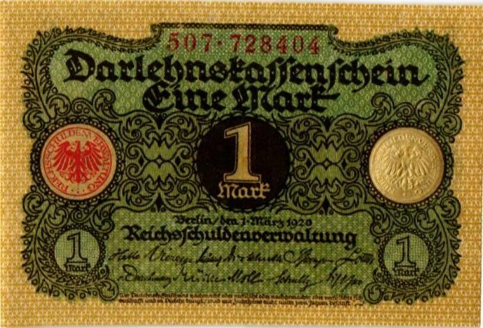 ГЕРМАНИЯ 1 МАРКА мини 1