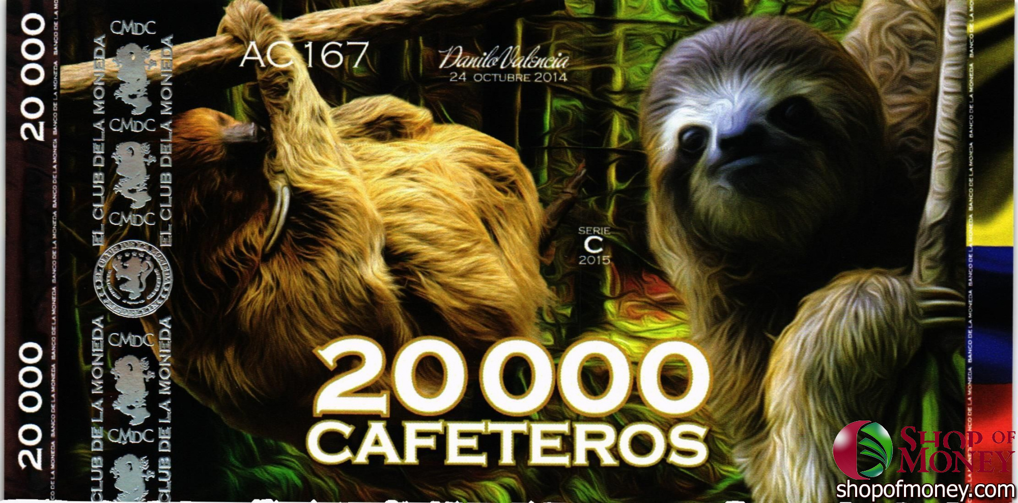 КОЛУМБИЯ КАФЕТЕРОС (ДИКИЕ ЖИВОТНЫЕ) мини 3