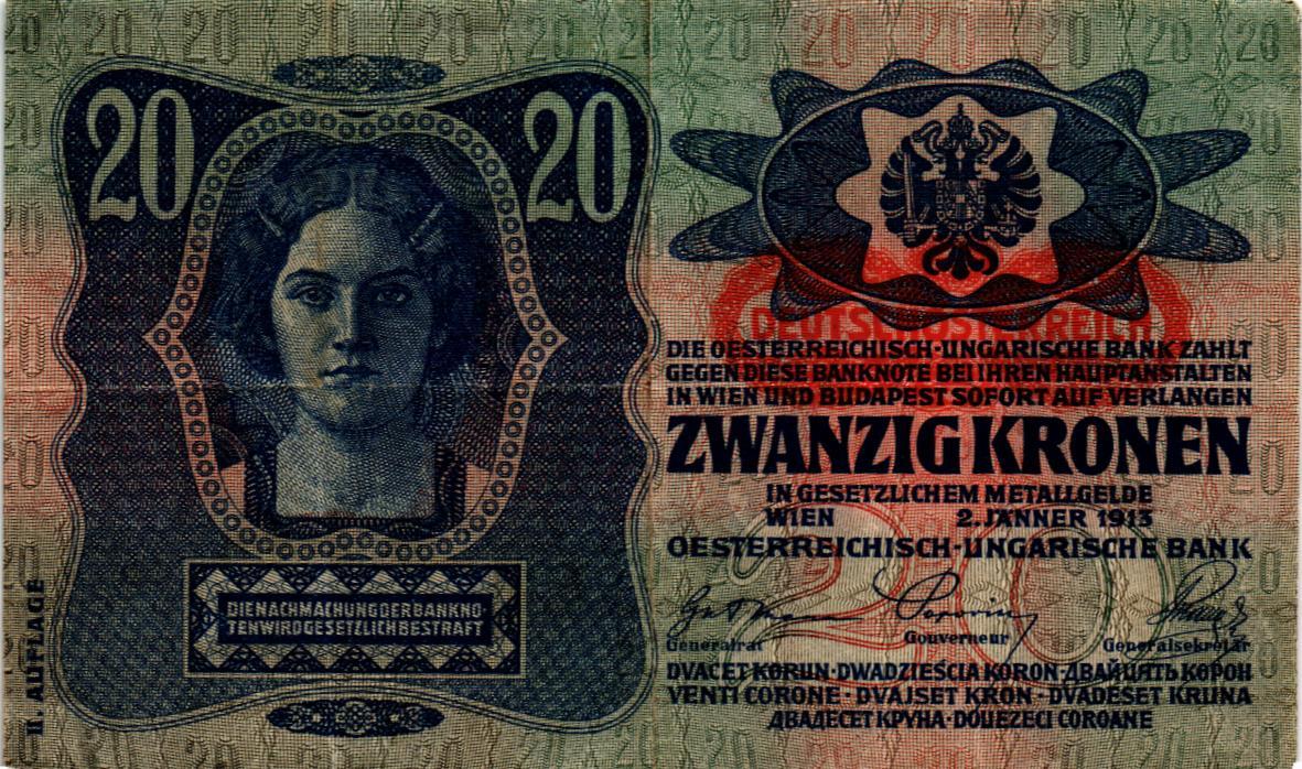 АВСТРИЯ 20 КРОН