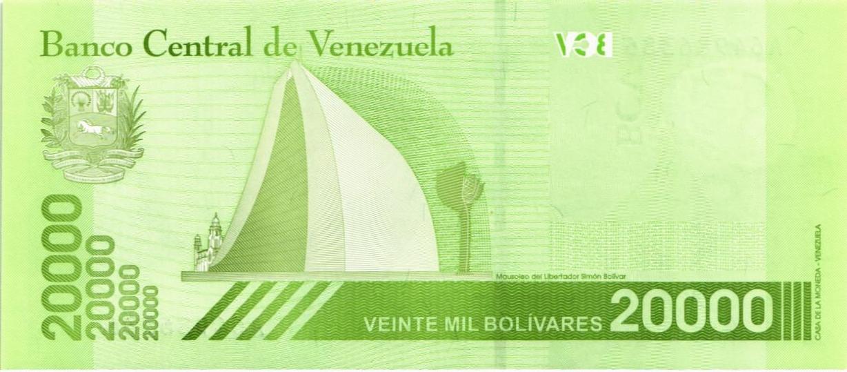ВЕНЕСУЭЛА 20000 БОЛИВАР мини 2