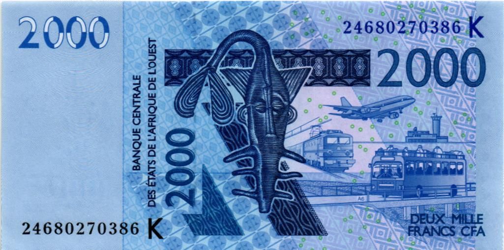 WAS - СЕНЕГАЛ 2000 ФРАНКОВ (K)