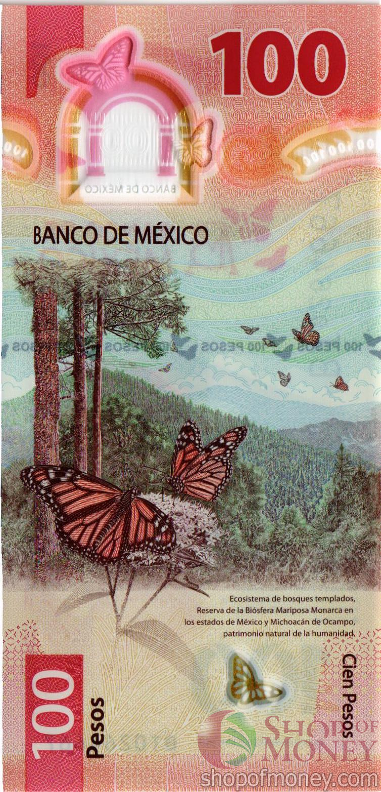 МЕКСИКА 100 ПЕСО (21.05.2021) мини 2