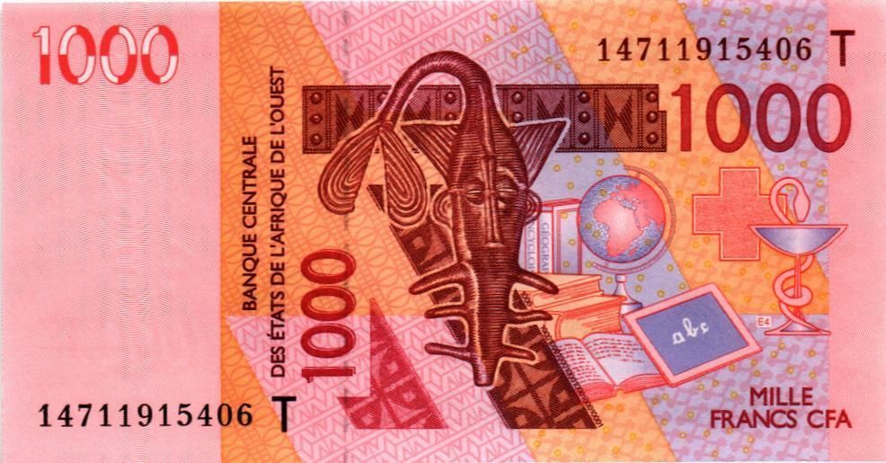 WAS - ТОГО 1000 ФРАНКОВ (T)