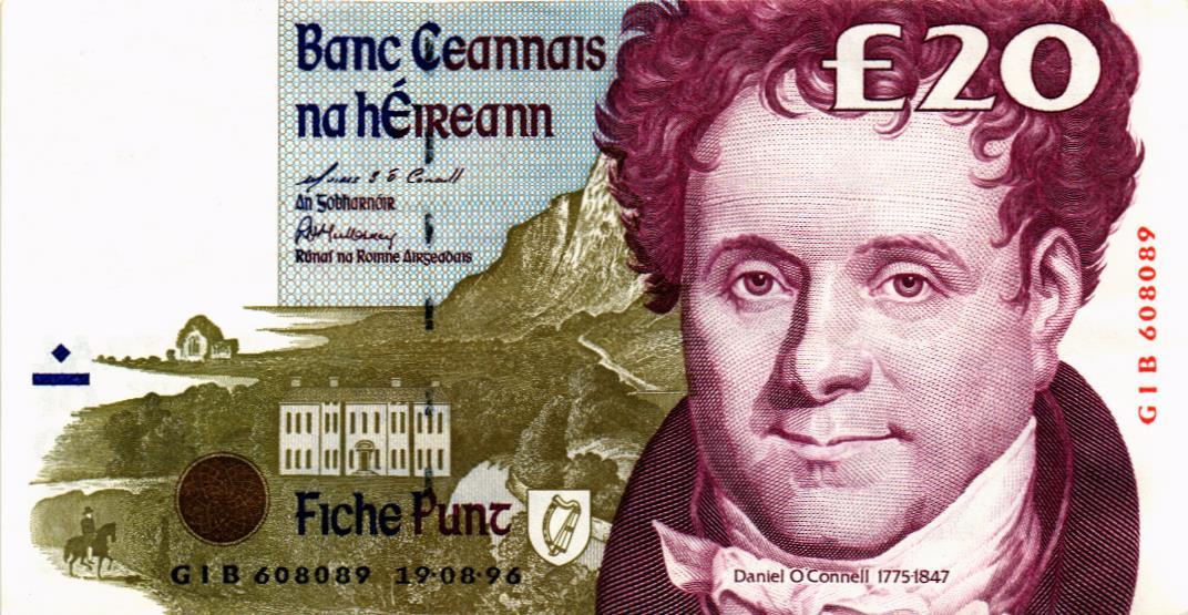 ИРЛАНДИЯ 20 ФУНТОВ (19.08.1996) мини 1