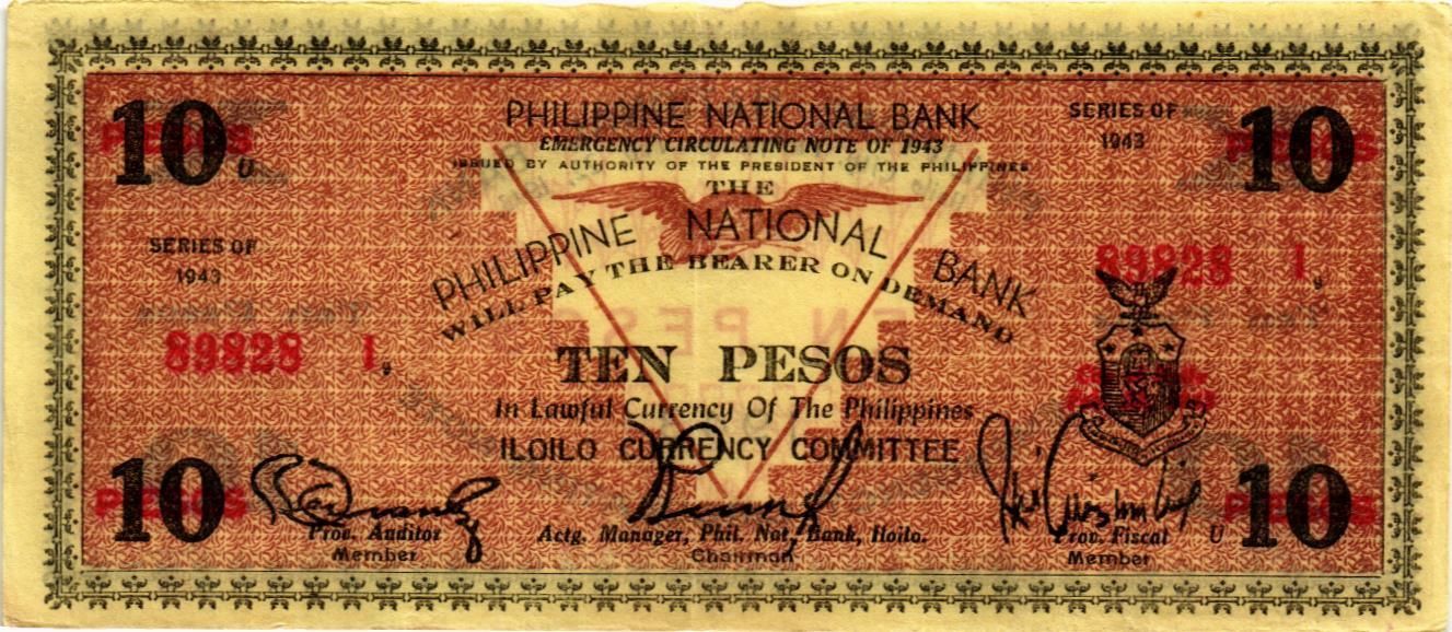 ФИЛИППИНЫ 10 ПЕСО (N126)