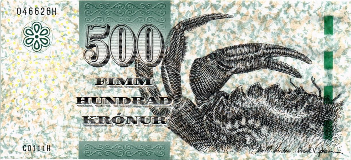 ФАРЕРСКИЕ ОСТРОВА 500 КРОН мини 1