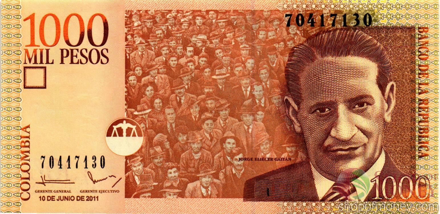 КОЛУМБИЯ 1000 ПЕСО (10.06.2011)