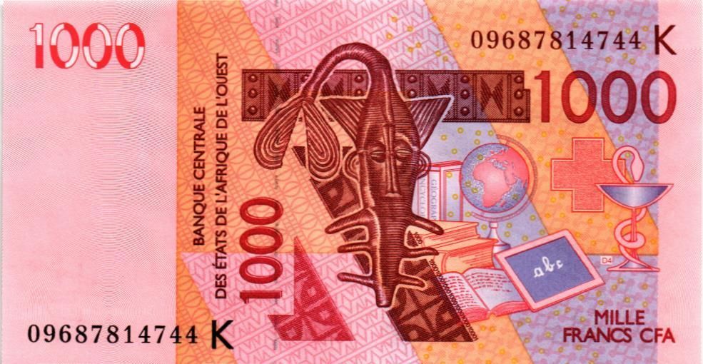 WAS - СЕНЕГАЛ 1000 ФРАНКОВ (K)