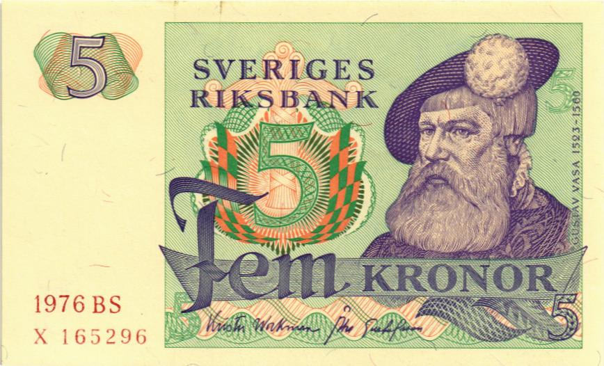 ШВЕЦИЯ 5 КРОН