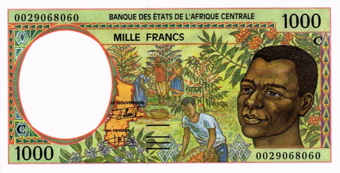 CAS - КОНГО 1000 ФРАНКОВ (C) мини 1