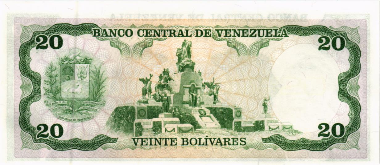 ВЕНЕСУЭЛА 20 БОЛИВАР мини 2