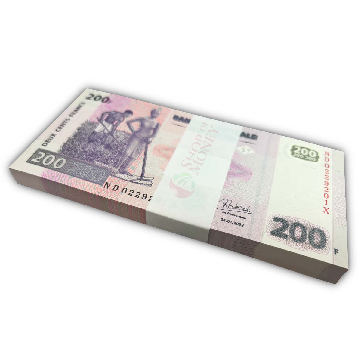 КОНГО ДР 200 ФРАНКОВ (100 БАНКНОТ)