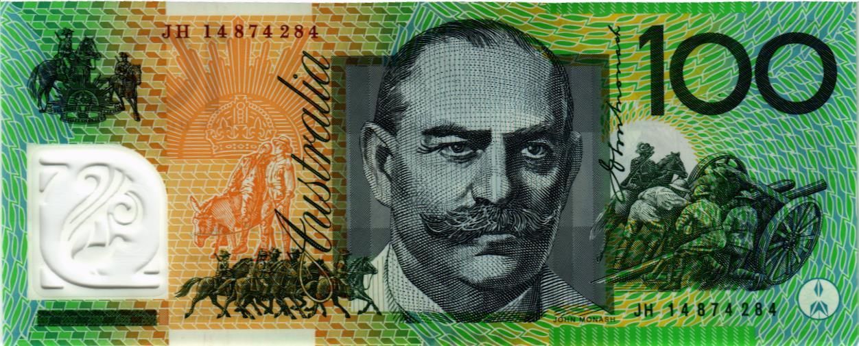АВСТРАЛИЯ 100 ДОЛЛАРОВ мини 2