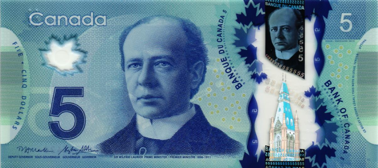 КАНАДА 5 ДОЛЛАРОВ мини 1