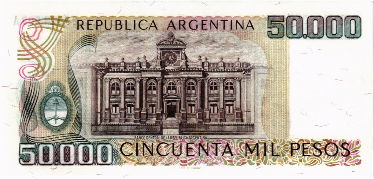 АРГЕНТИНА 50000 ПЕСО мини 2