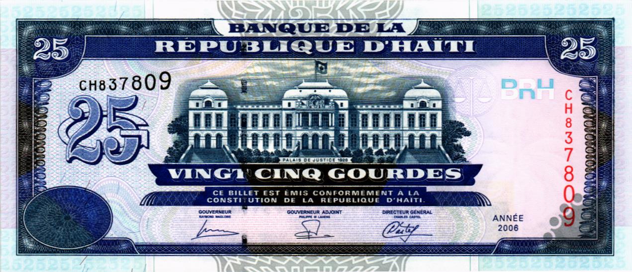 ГАИТИ 25 ГУРДОВ мини 1