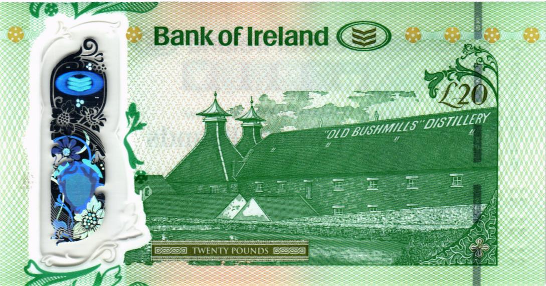 СЕВЕРНАЯ ИРЛАНДИЯ 20 ФУНТОВ (BANK OF IRELAND) мини 2