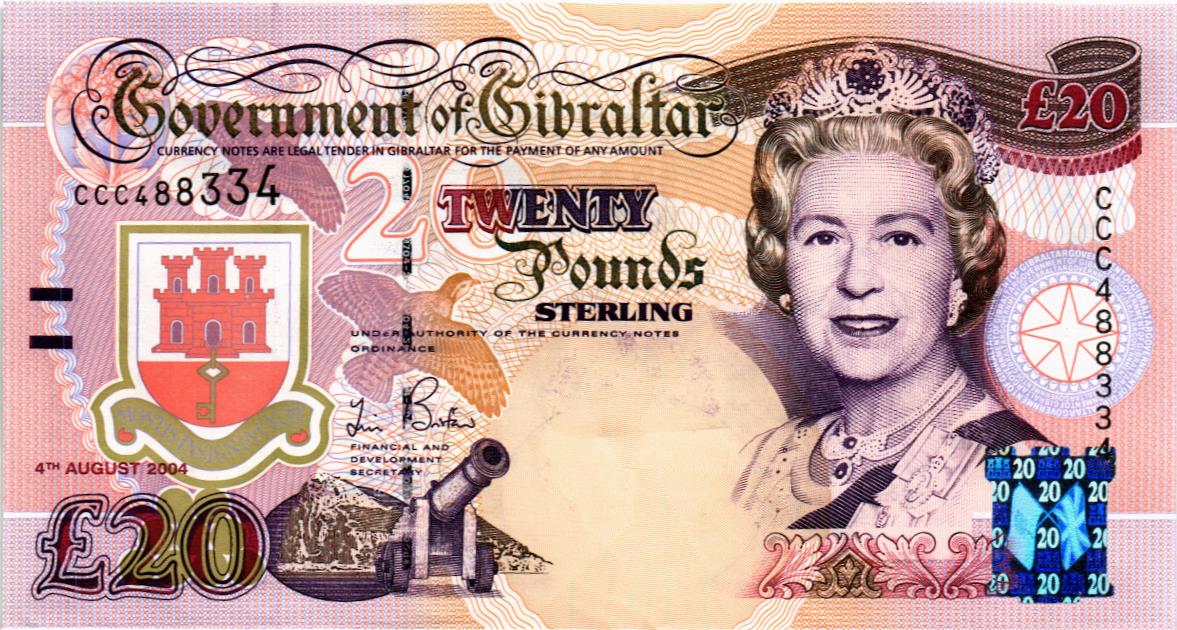 ГИБРАЛТАР 20 ФУНТОВ