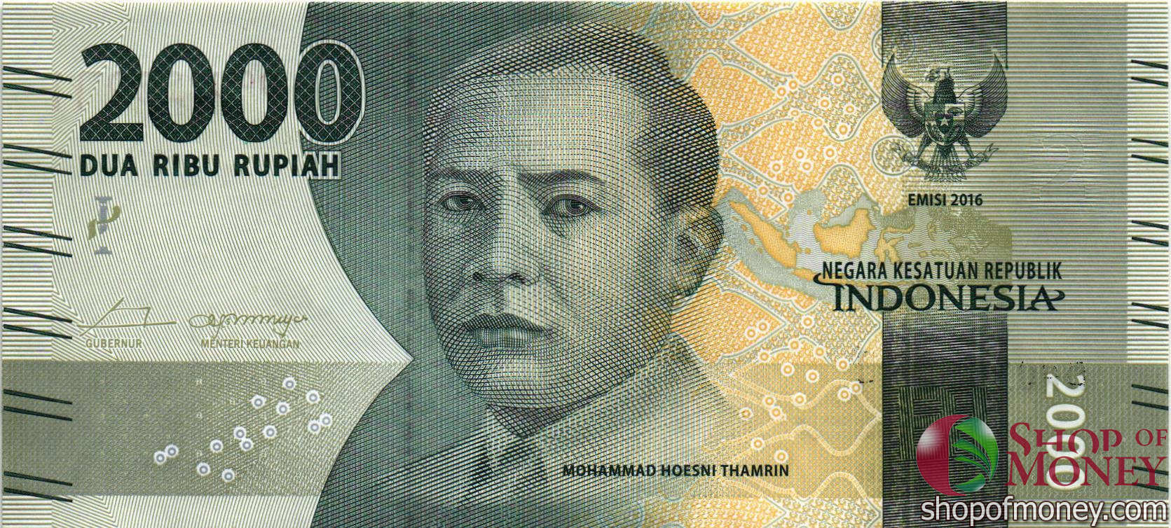 ИНДОНЕЗИЯ 2000 РУПИЙ мини 1