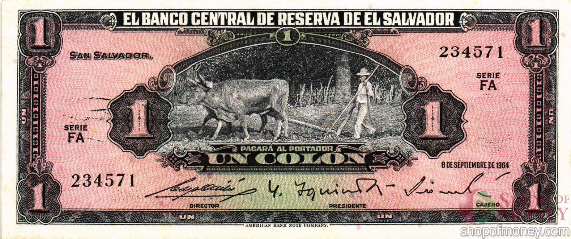 САЛЬВАДОР 1 КОЛОН