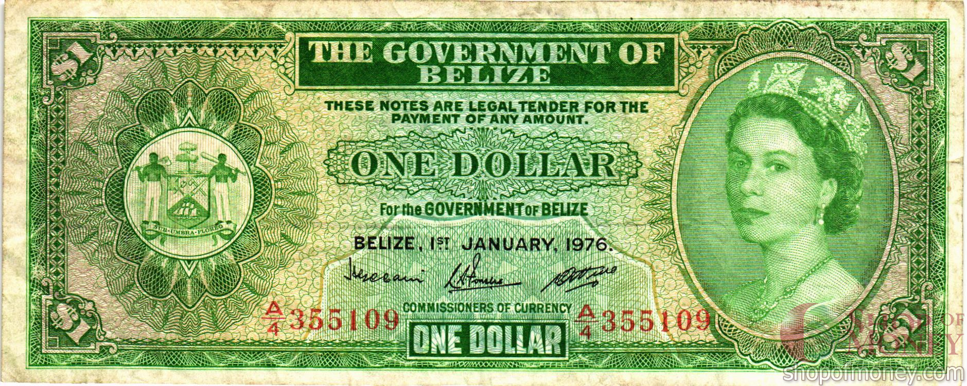 БЕЛИЗ 1 ДОЛЛАР