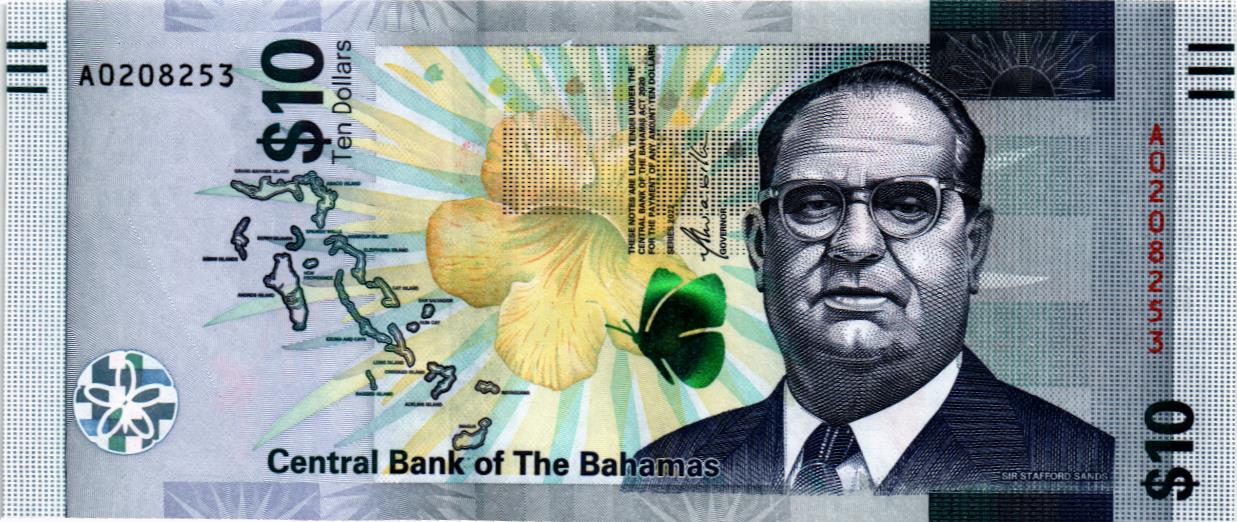 БАГАМСКИЕ ОСТРОВА 10 ДОЛЛАРОВ