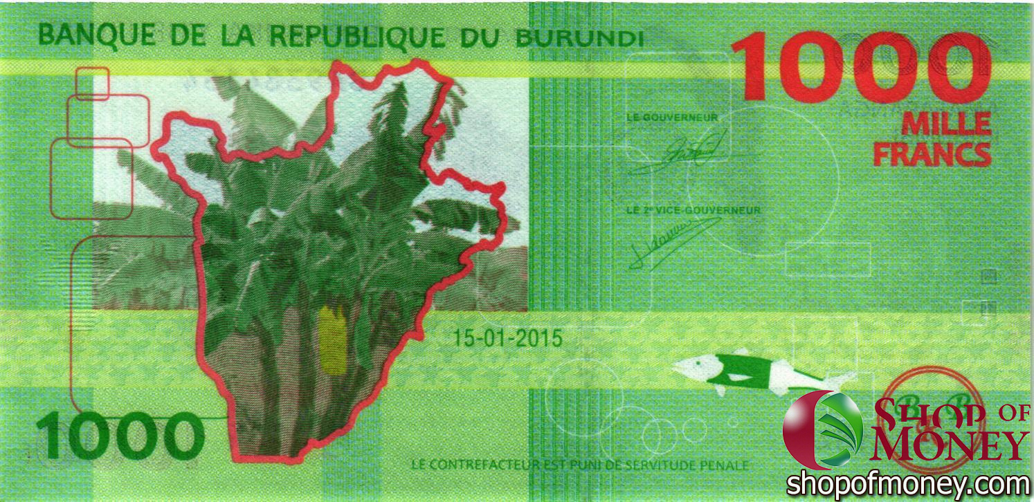 БУРУНДИ 1000 ФРАНКОВ мини 2