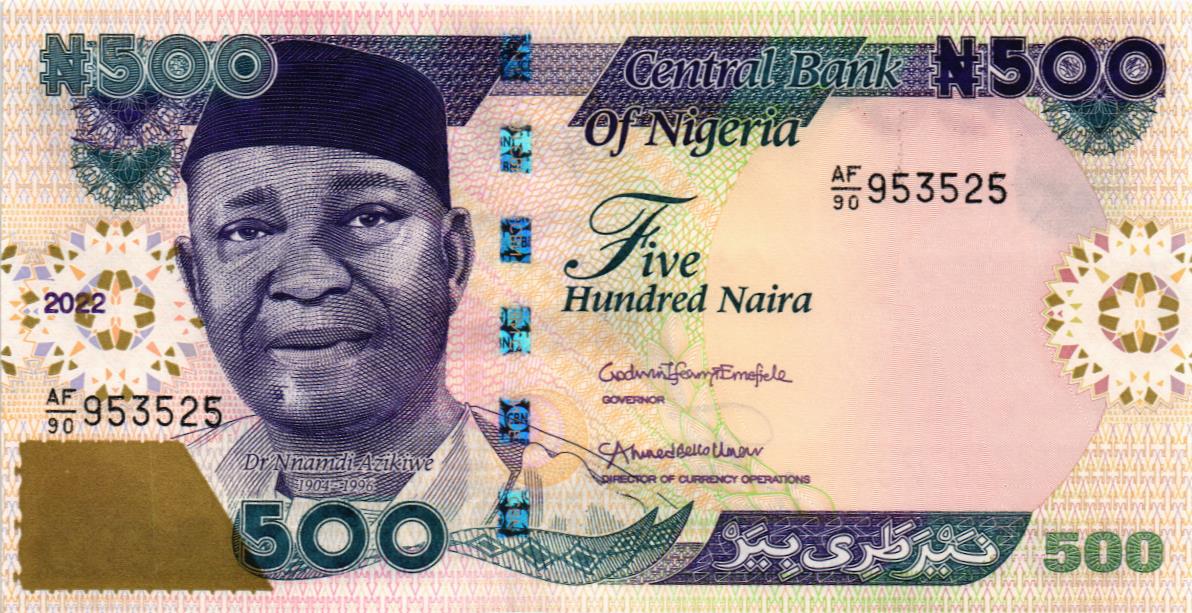 НИГЕРИЯ 500 НАЙРА