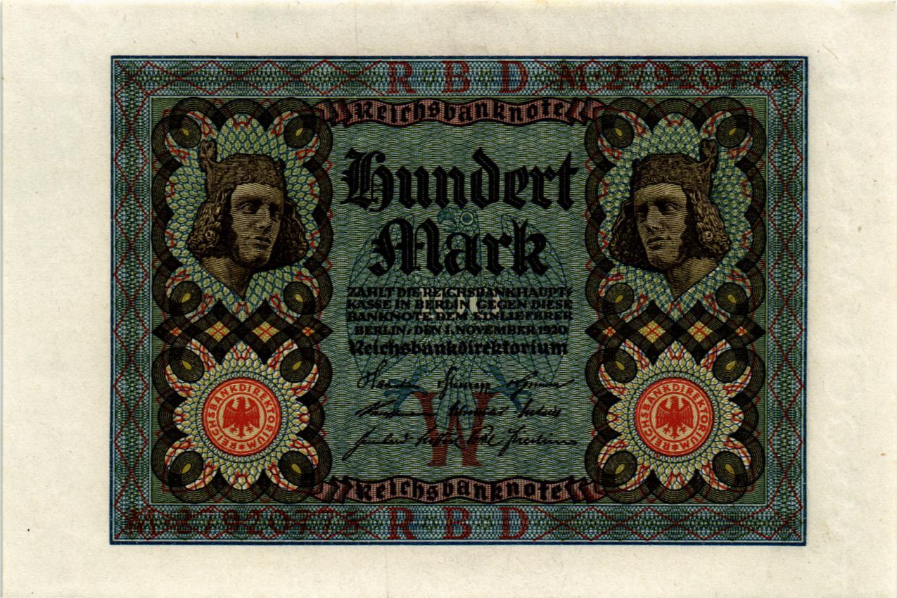 ГЕРМАНИЯ 100 МАРОК мини 1