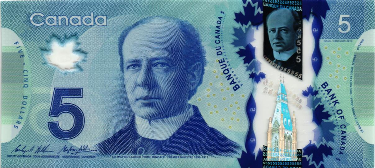 КАНАДА 5 ДОЛЛАРОВ