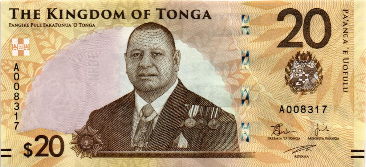 ТОНГА 20 ПААНГА
