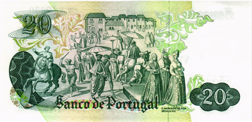 ПОРТУГАЛИЯ 20 ЭСКУДО мини 2