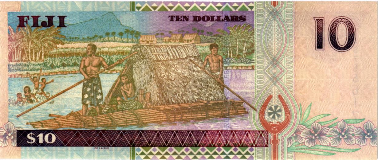 ФИДЖИ 10 ДОЛЛАРОВ мини 2