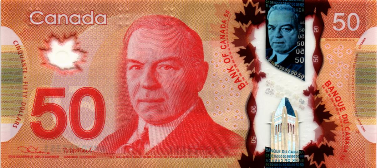 КАНАДА 50 ДОЛЛАРОВ