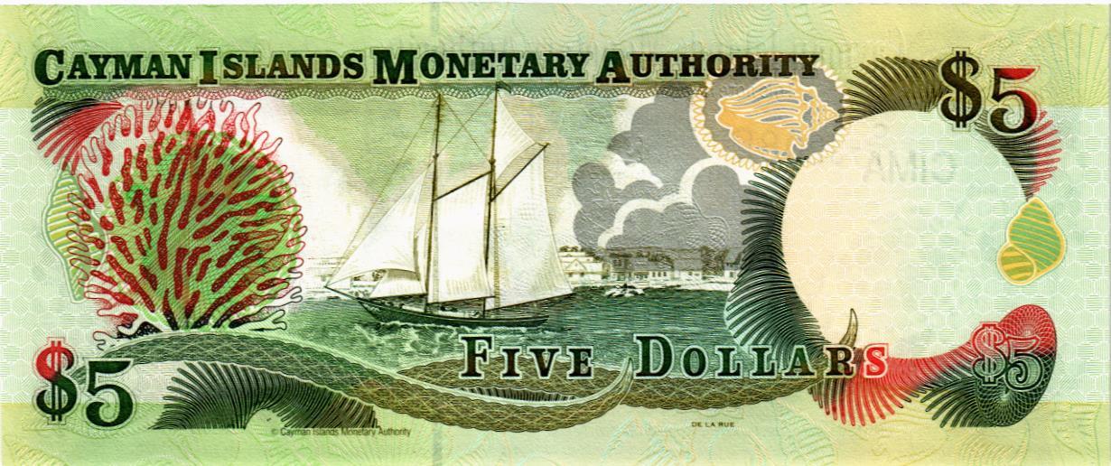 КАЙМАНОВЫ ОСТРОВА 5 ДОЛЛАРОВ мини 2
