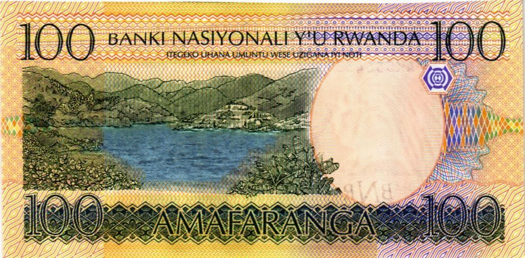 РУАНДА 100 ФРАНКОВ мини 2