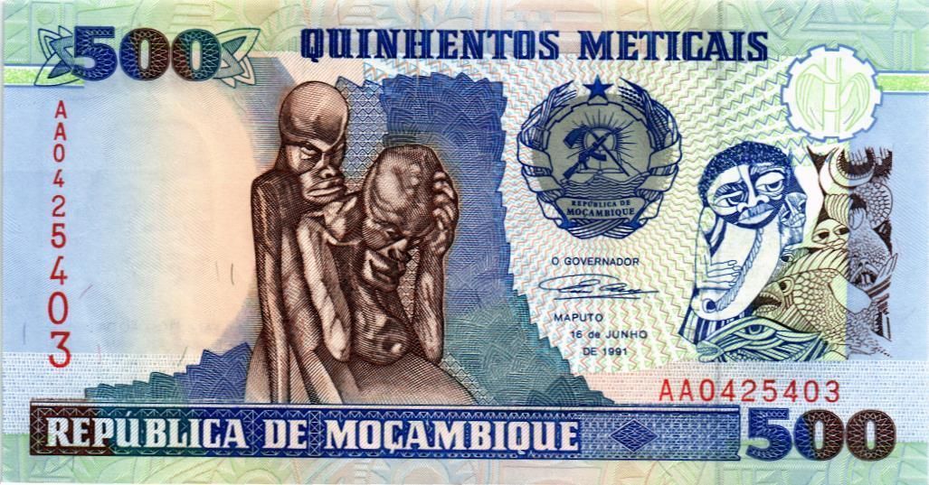 МОЗАМБИК 500 МЕТИКАЛЬ