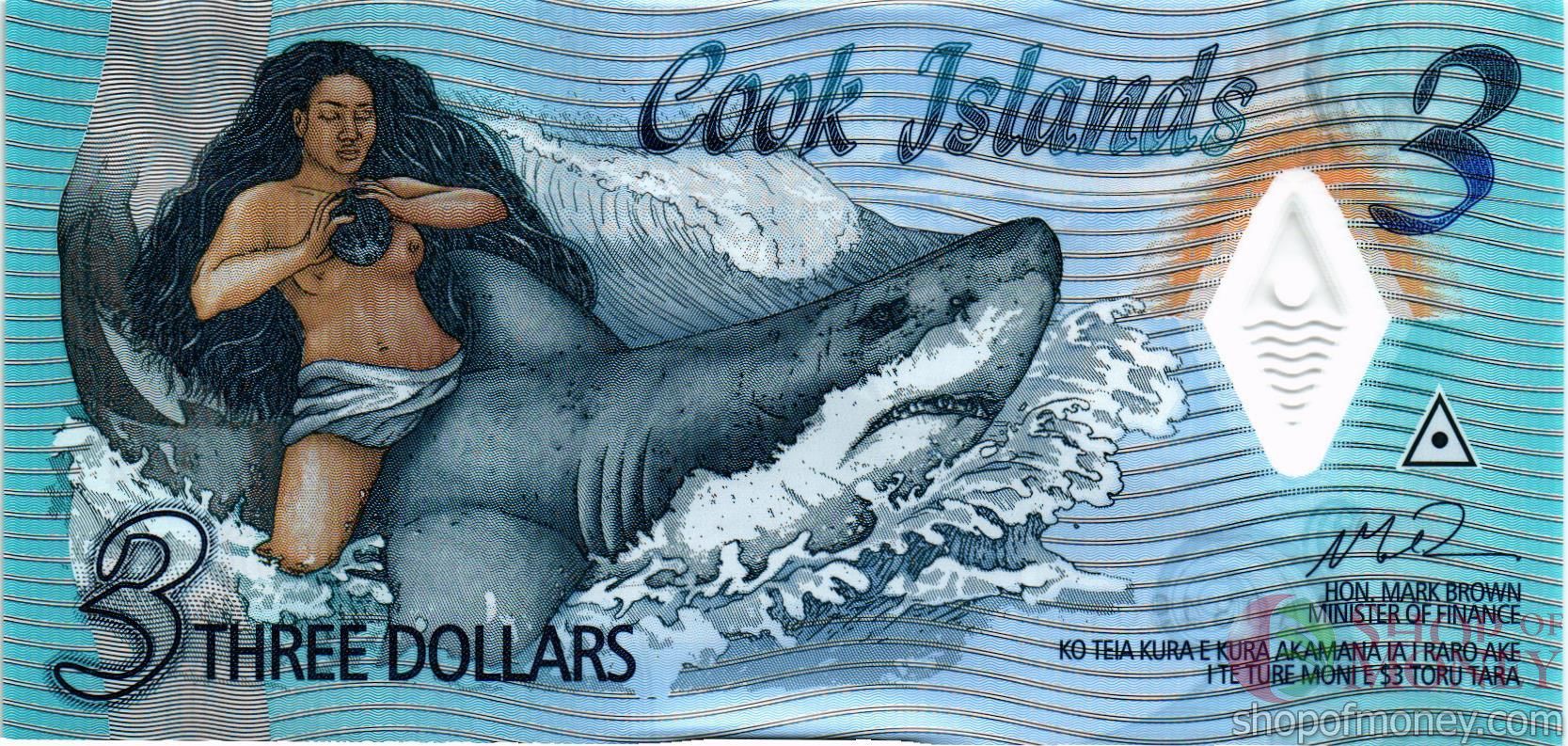 ОСТРОВА КУКА 3 ДОЛЛАРА 