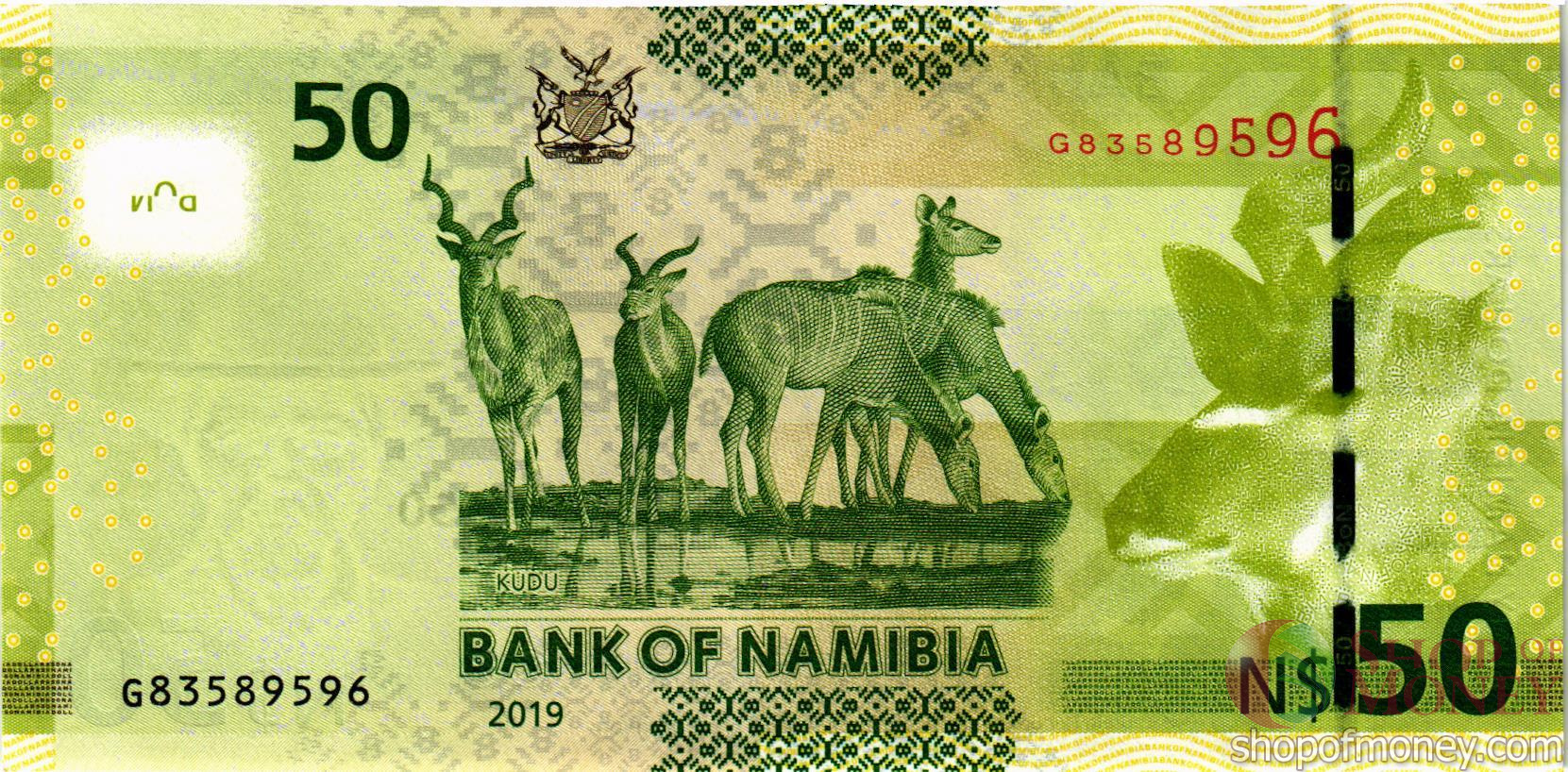 НАМИБИЯ 50 ДОЛЛАРОВ мини 2