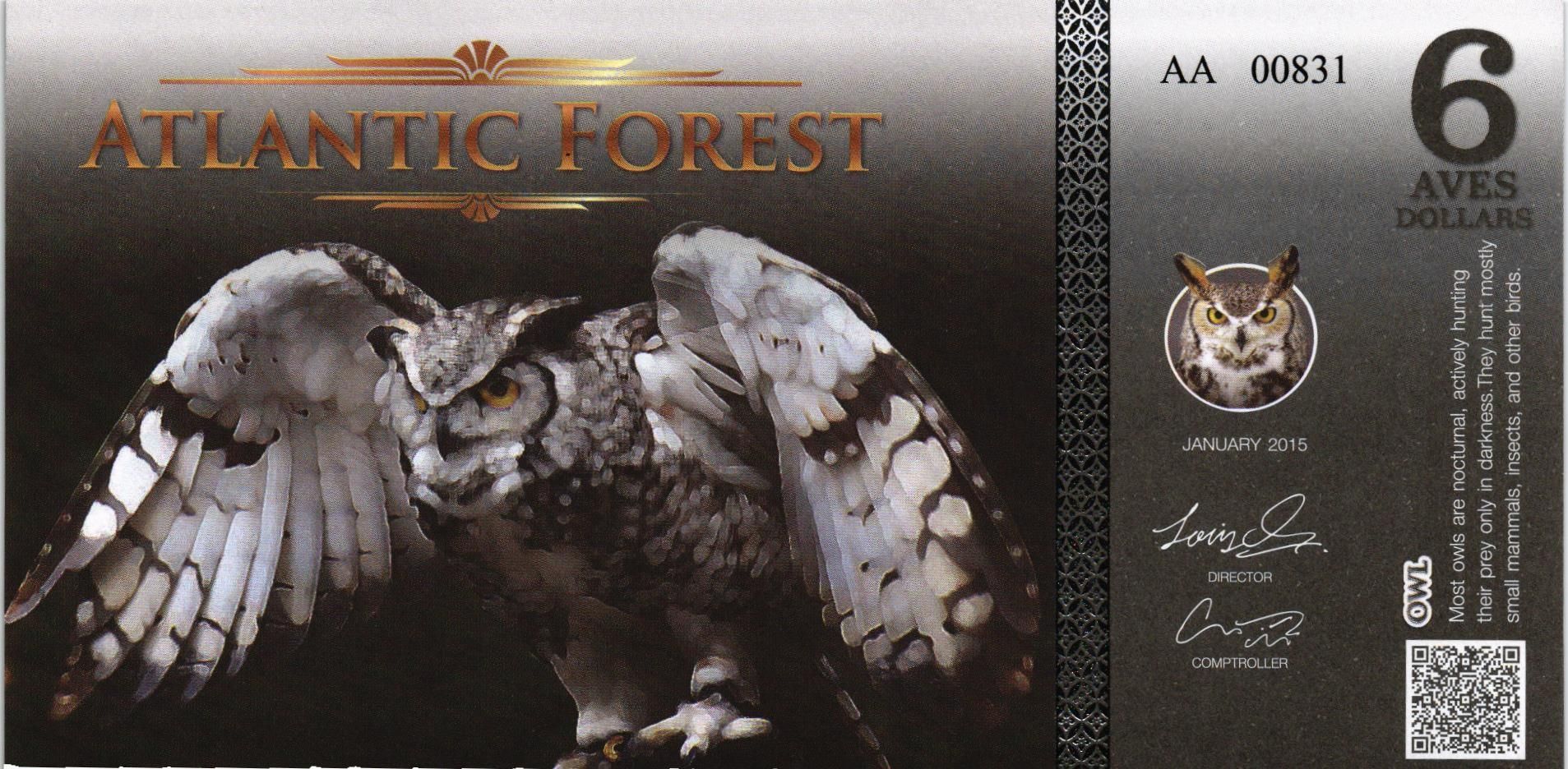 АТЛАНТИЧЕСКИЙ ЛЕС 6 ДОЛЛАРОВ