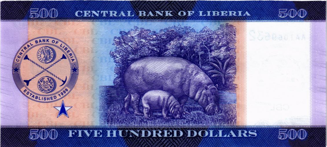 ЛИБЕРИЯ 500 ДОЛЛАРОВ мини 2