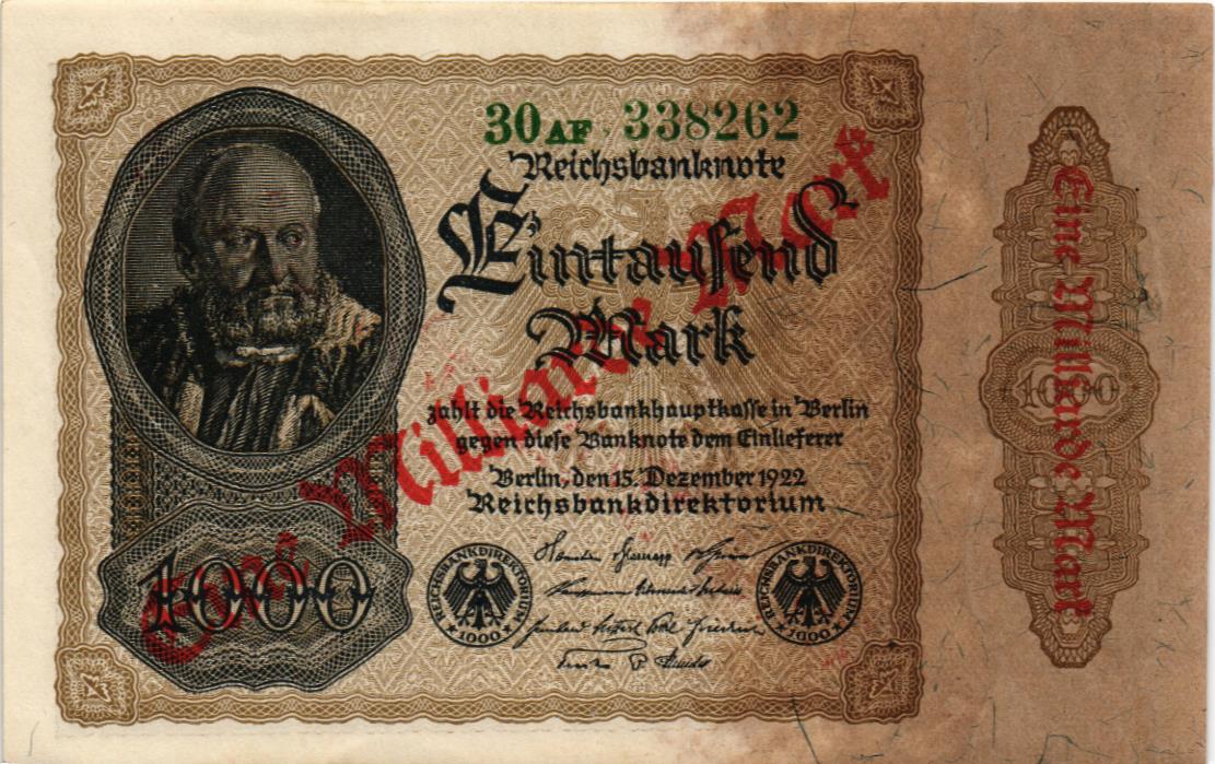 ГЕРМАНИЯ 1000000000 МАРОК