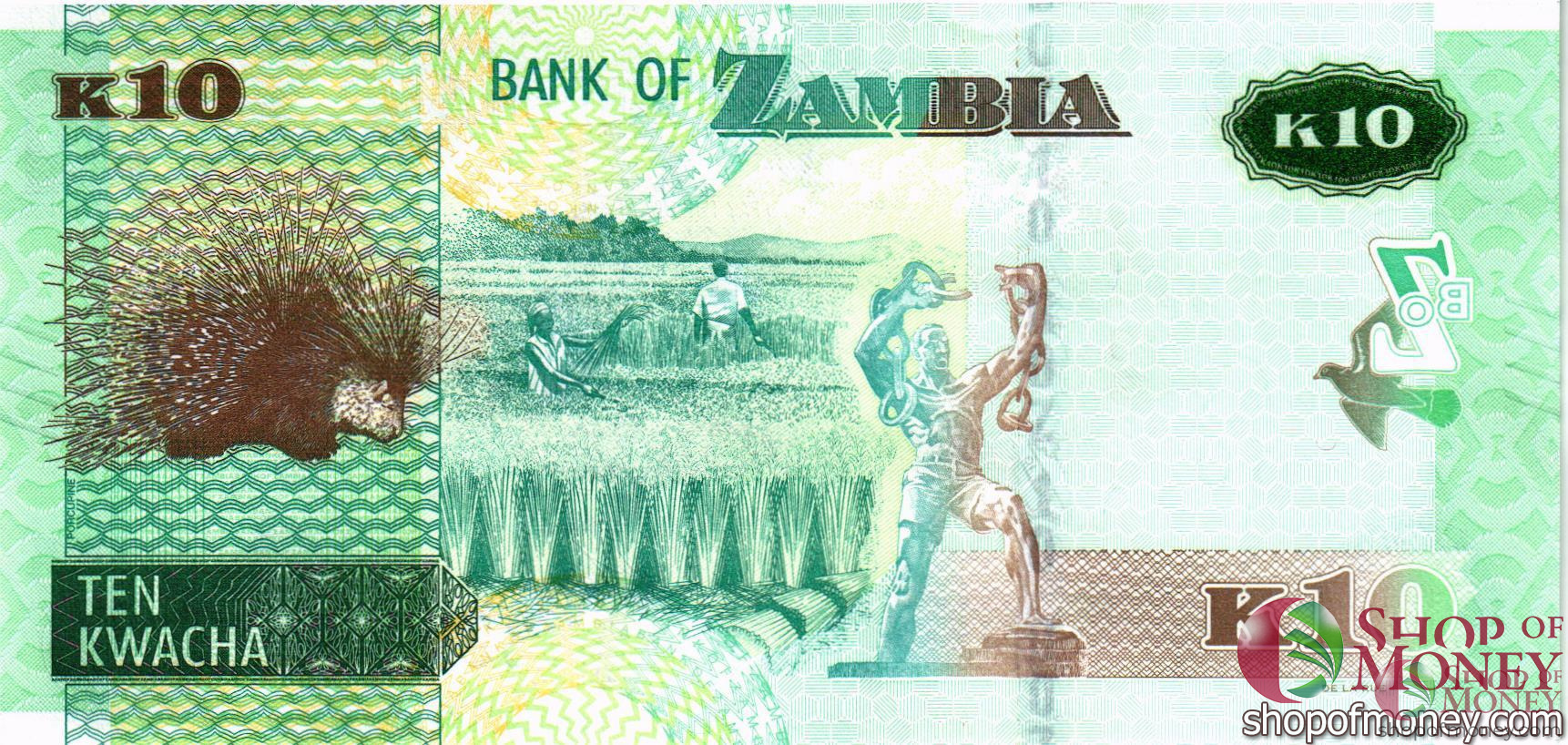ЗАМБИЯ 10 КВАЧА мини 2