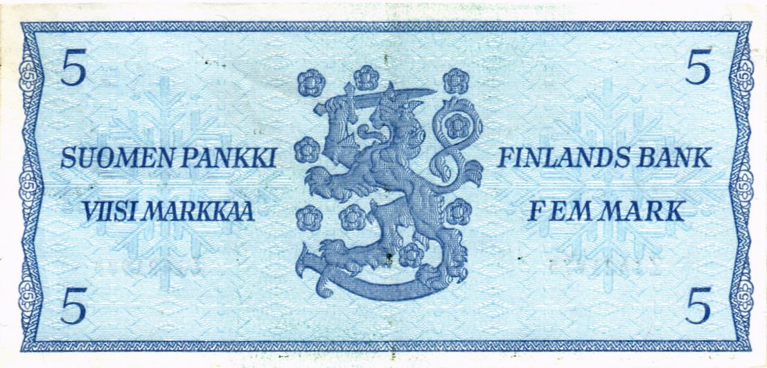 ФИНЛЯНДИЯ 5 МАРОК (Litt. B) мини 2