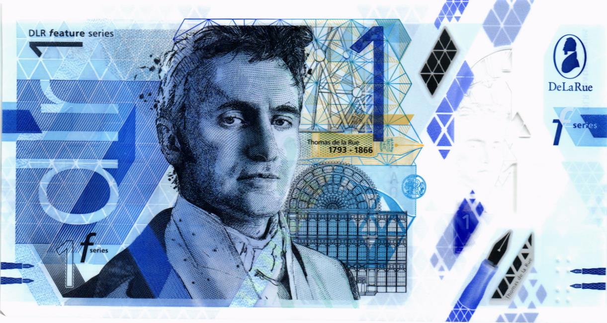 DE LA RUE FEATURE SERIES - (ТЕСТОВАЯ БАНКНОТА) мини 1