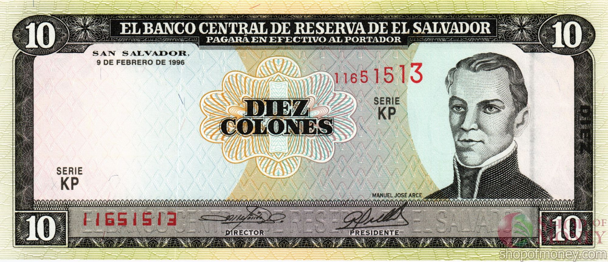 САЛЬВАДОР 10 КОЛОН мини 1