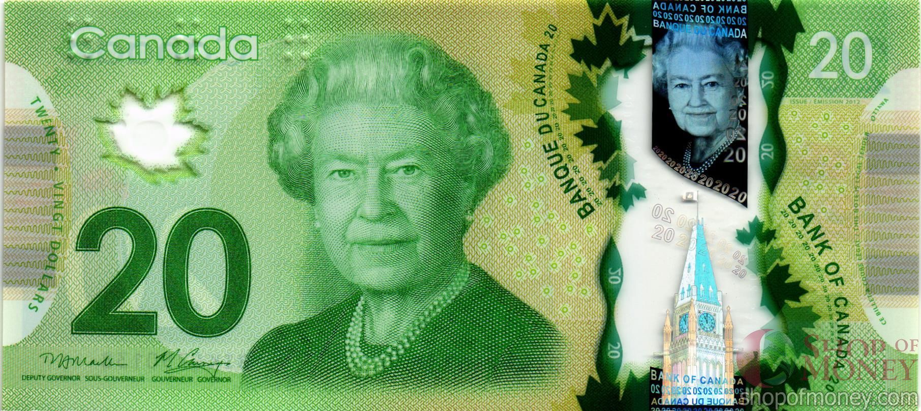 КАНАДА 20 ДОЛЛАРОВ