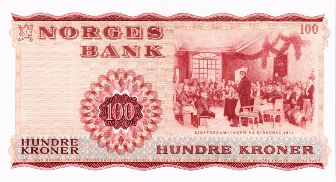 НОРВЕГИЯ 100 КРОН мини 2