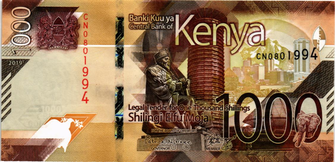 КЕНИЯ 1000 ШИЛЛИНГОВ